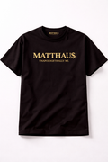 MATTHAU$ Signature Black T-Shirt
