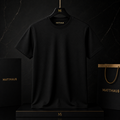 MATTHAU$ SIMPLE BLACK LUXURY Shirt