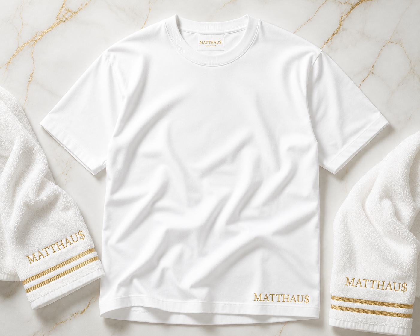 MATTHAU$ ELEGANT WHITE SHIRT